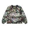 Mens Oversized Hooded Cotton Sweatshirt With Print Design Streetwear Casual Top