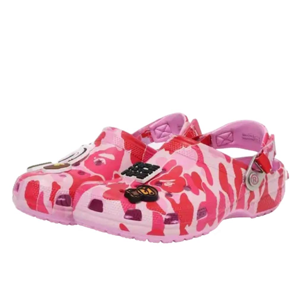 Crocs Classic Clog A Bathing Ape ABC Camo Pink