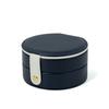 Semi-circular Double-layer Portable Jewelry Bag Creative Large-capacity Portable Jewelry Box Cosmetic Storage Box
