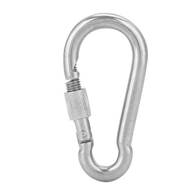 304 Edelstahl Karabiner Schnellverschluss Schnalle Elastische Schnalle Federhaken (M11)