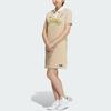 Adidas Originals X Disney Dumbo Sportswear Logo Cartoon Print Polo Dress Women Dress Magic-Light-Brown IN1058