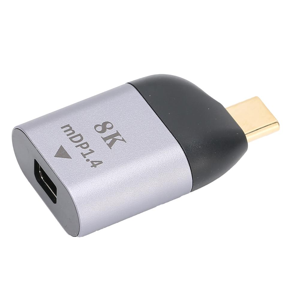 Tragbarer TypC Stecker auf MiniDP Adapter 4K bei 60Hz für Windows Android OS X Videoausgabegeräte