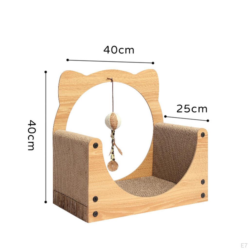 Cat Scratcher Sofa Pad Interactive Play Set for Feline Entertainment