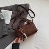 Women Small Suede Crossbody Bag 2026 New New Retro Short Handle Shoulder Bag Luxury Designer Handbags and Purses