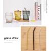13OZ/400ML Ice Coffee Glass Tumbler, Thick Wall Water Glass Cup Mug Tea with Straw and Lid Sealed Carry On