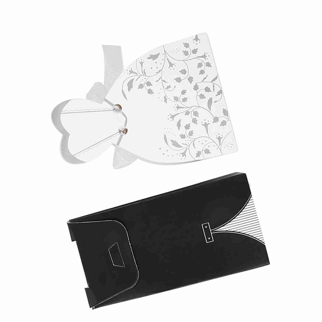 Novel Elegant Romantic Cardboard Candy Box Wedding Party Gift Decoration(1#)