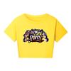 5633 Kids Girls Lily Lovebraids Print Short Sleeves Short T-Shirt