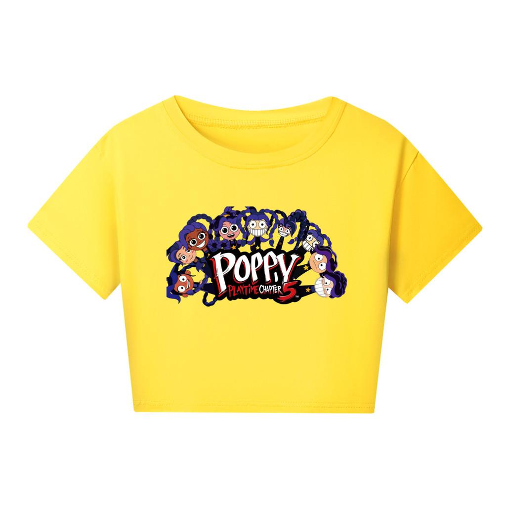5633 Kids Girls Lily Lovebraids Print Short Sleeves Short T-Shirt