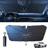 Upgraded Car Windshield with Drawstring Sunshade with Drawstring Sunshade, Foldable Car Sunshade with Six Sizes To Choose From