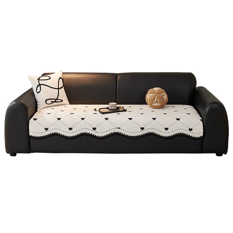 New Special-Shaped Sofa Cushion Half-Edge Velvet One-Piece Straight Row Non-Slip Leather Sofa Seat Cushion Sub-Cover Cloth Towel