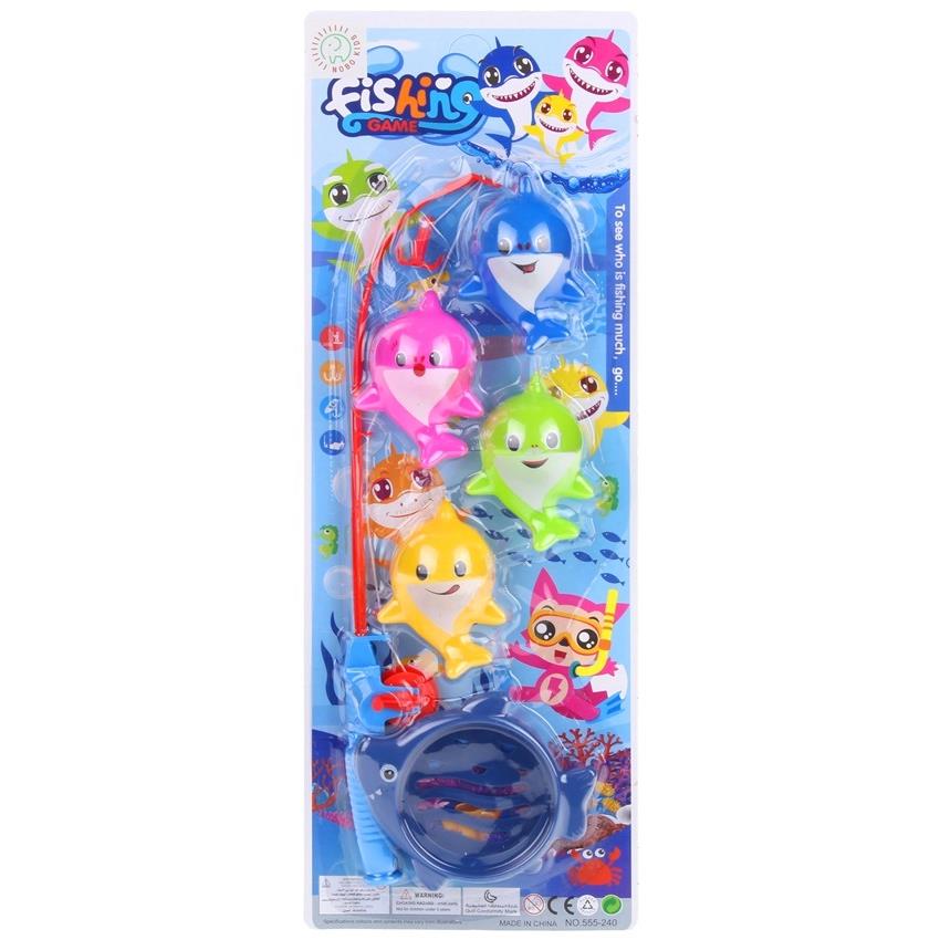 Fishing Toy Set for Bathing, Bathtub, Water, Fishing Rod, Magnet Fish