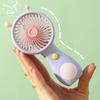 Snail-Shaped Handheld Fan with USB Charging Cute Portable Mini Fan with 2 Speeds Lightweight Quiet Summer Gadget for Travel Office Outdoor