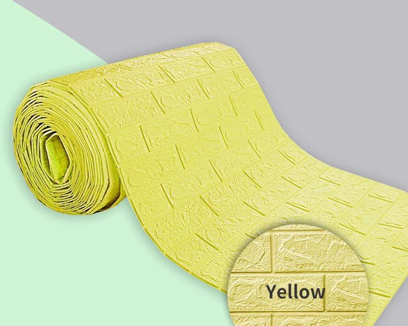 3/5/10 M 3D Self-adhesive Wallpaper Stickers 3M Brick Wall Stickers Home Decor Wallpaper for Walls DIY Bedroom Papel De Parede