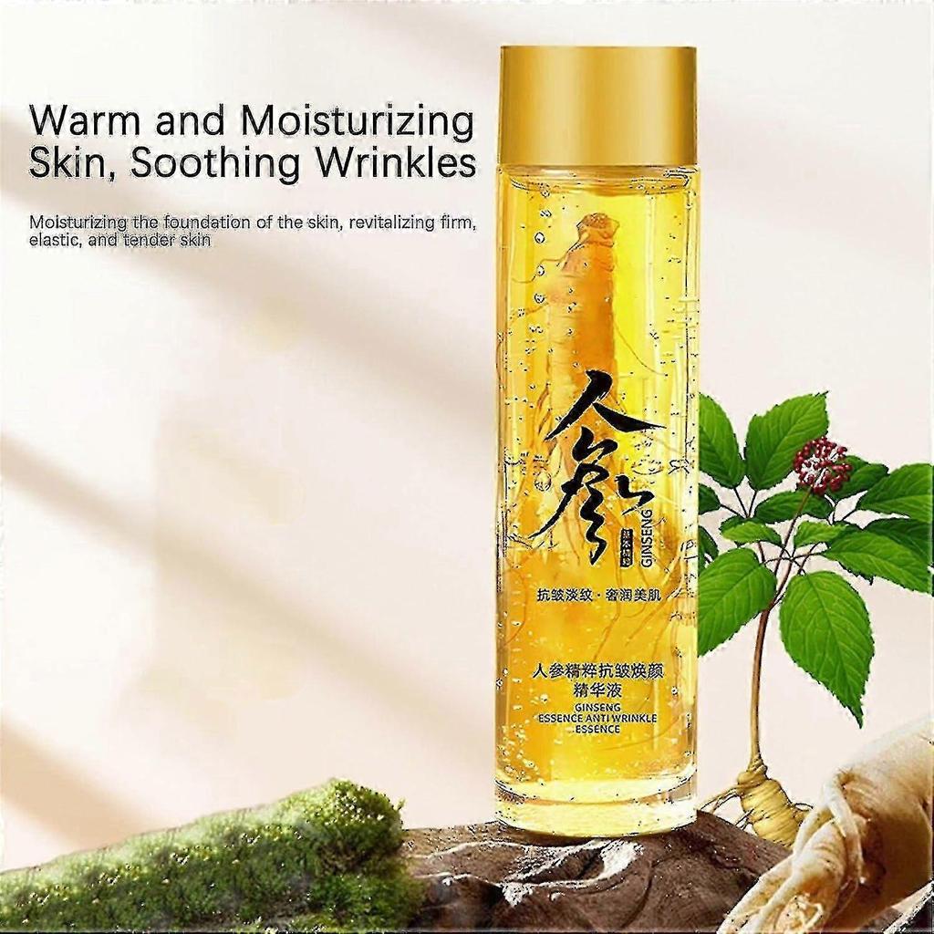 Ginseng Anti-Wrinkle Essence Toner, 120ml Ginseng Gold Polypeptide Anti-Aging Essence, Polypeptide Anti-Wrinkle Ginseng Essence Water Tw