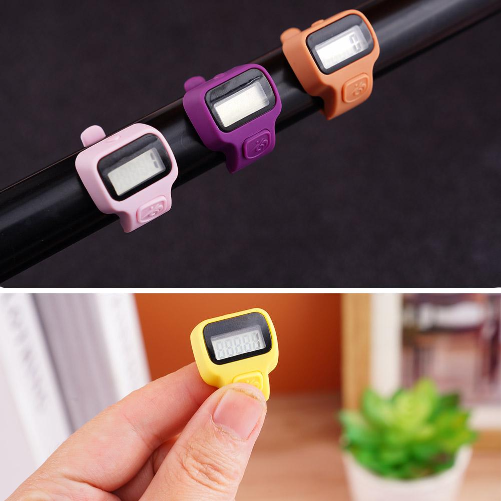 Fitness Electronic Finger Counter, Mini Digital Display Hand Tally Counter, Thumb-Operated Manual Count Tool, Accurate No