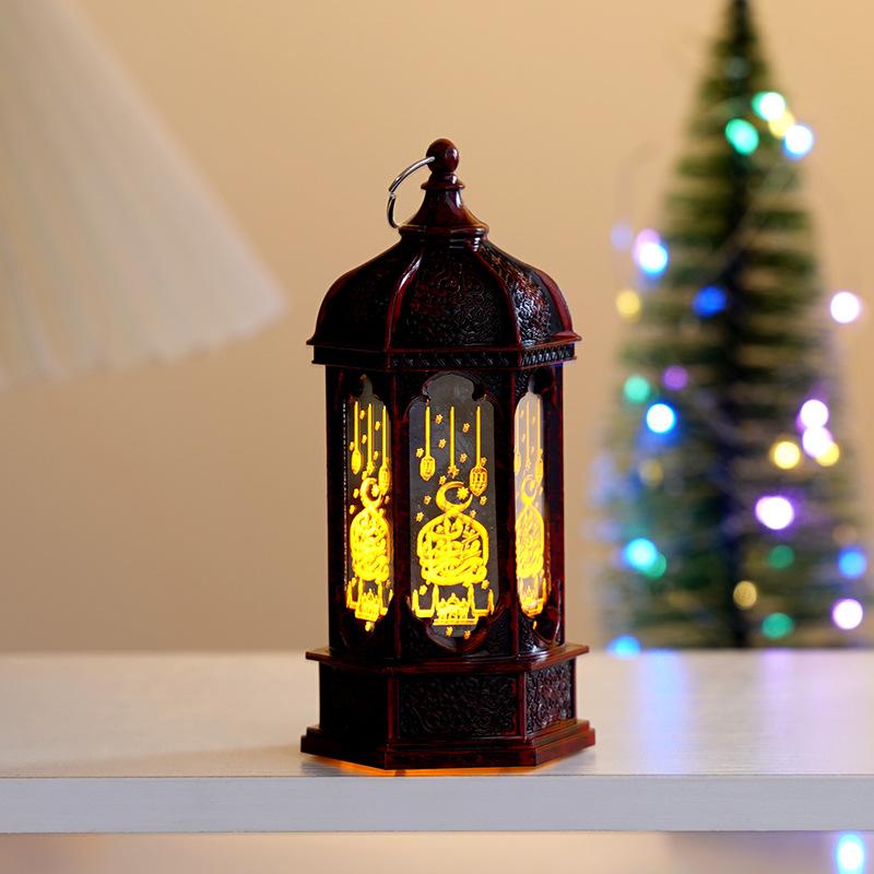 Muslim Ramadan Lantern Eid Led Night Light  Ramadan Decoration Moon Star Glowing Light Islamic Eid Al Adha Gift