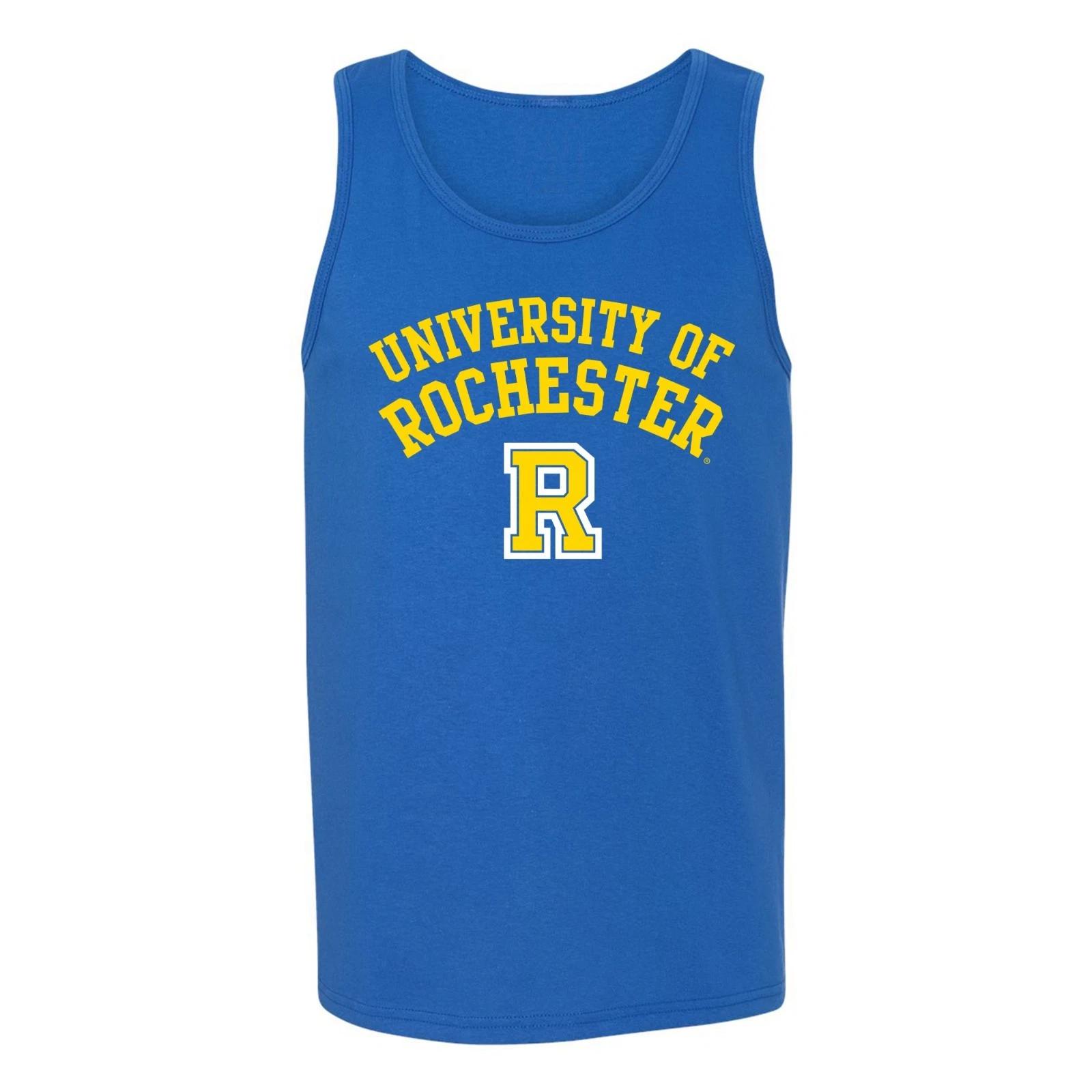 University of Rochester Yellowjackets Arch Logo Tank Top - Royal S