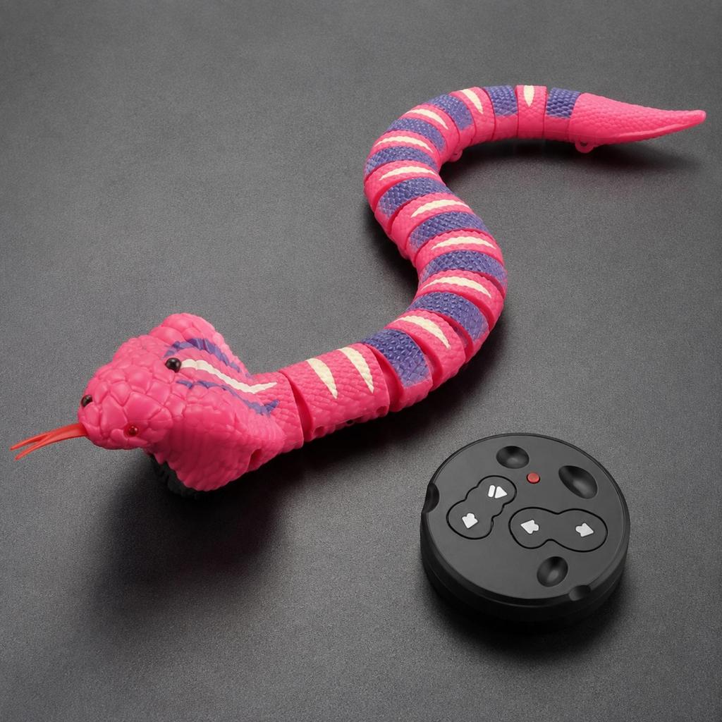 Snake Toy with Remote Control Rechargeable RC Realistic for Kids, Surprise Enthusiasts,