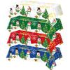 Merry Christmas Christmas Tablecloth Disposable Party Holiday Tablecloth Pe Tablecloth Party Decorations