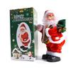 Santa Claus Electric Climbing Ladder Toy - Christmas Gift Beads for Chimney and Tree Decoration.