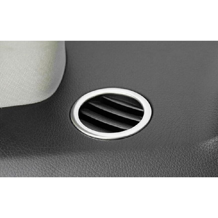 Air Outlet Vent Trim L&R Silver Steel Dashboard For Benz GLS GLE 2016- 2PCS