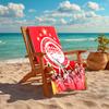 1pc Football Team (64) Beach Towel, Comfortable and Thick, and Swimming/Bath/Picnic/Camping Towel, Suitable for Seaside Beaches