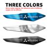2Pcs Car Styling 3D Metal Auto Door Car Body Fender Decoration Stickers For Mitsubishi ASX Lancer Pajero Sport Attrage Mirage