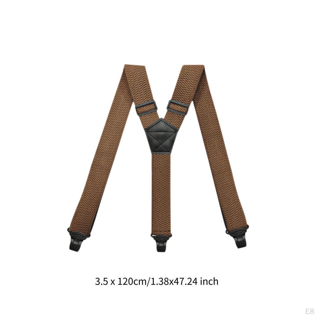 Hidden Suspenders for Belt Loops under Clothes 3 Clips Suspender