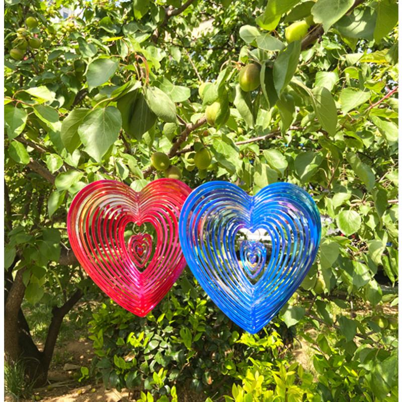 Home Garden Hanging Wind Spinners Yard Art Decorations Indoor Outdoor Kinetic Wind Sculptures Spinners