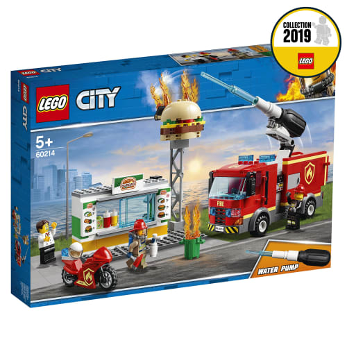 LEGO City Hamburger Shop Fire 60214 Blokové autíčko