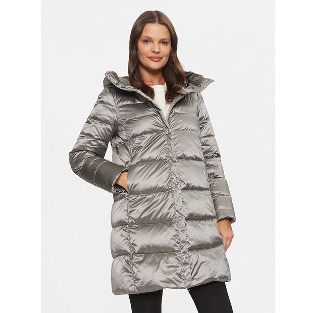 

Пуховик Geox Adrya W4626G T3154 F9822 серый Regular Fit EU 48