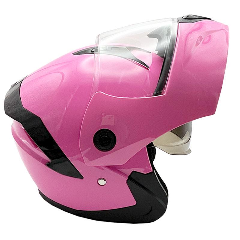 

Unisex Warm Double Visor Flip-up Helmet for Electric Scooters & Motorcycles Standard