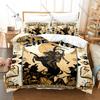 King Gizzard & The Lizard Wizard Bedding Set Duvet Cover + 2 Pillowcases Neo Psychedelic Rock Retro Bedroom Decor