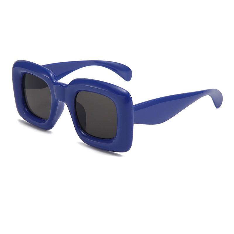 

Смешные, Забавные, Надувные, Милые Квадратные Солнцезащитные очки, Солнцезащитные очки One Size синий