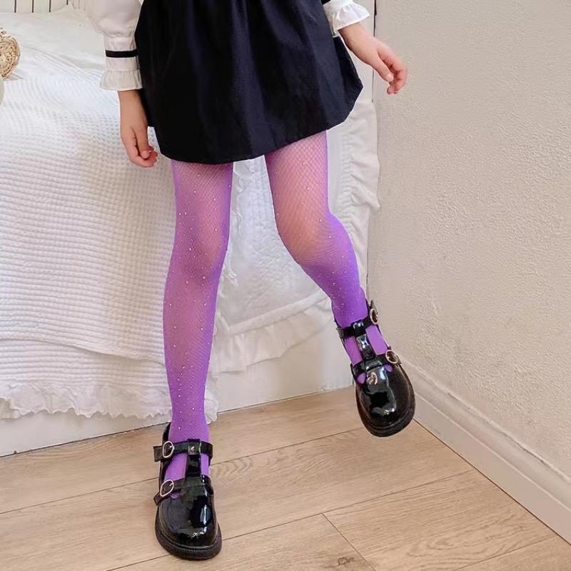 Suvised kalavõrk-teemantsukkpüksid naistele Seksikad moodsad läikivad võrksukkpüksid, naiste õhukesed kivist võrk, nailonist sukad