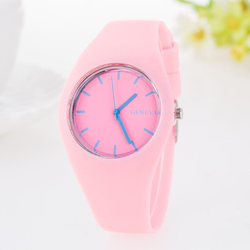 Slim Unisex Fashion Silicone Quartz Wristwatch - Ideal Student Gift