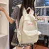 Schoolbag New Schoolbag Female Junior High School Students High Value Ins Japanese Cute Backpack Casual Lightweight Simple Travel Backpack