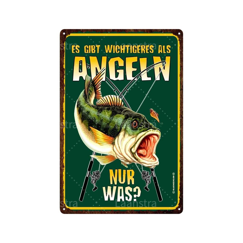 Vintage Animal Various Fish Metal Plate Wall Decor Tin Signs Art Posters Plaque Man Cave Bar Club Decoration Iron Painting