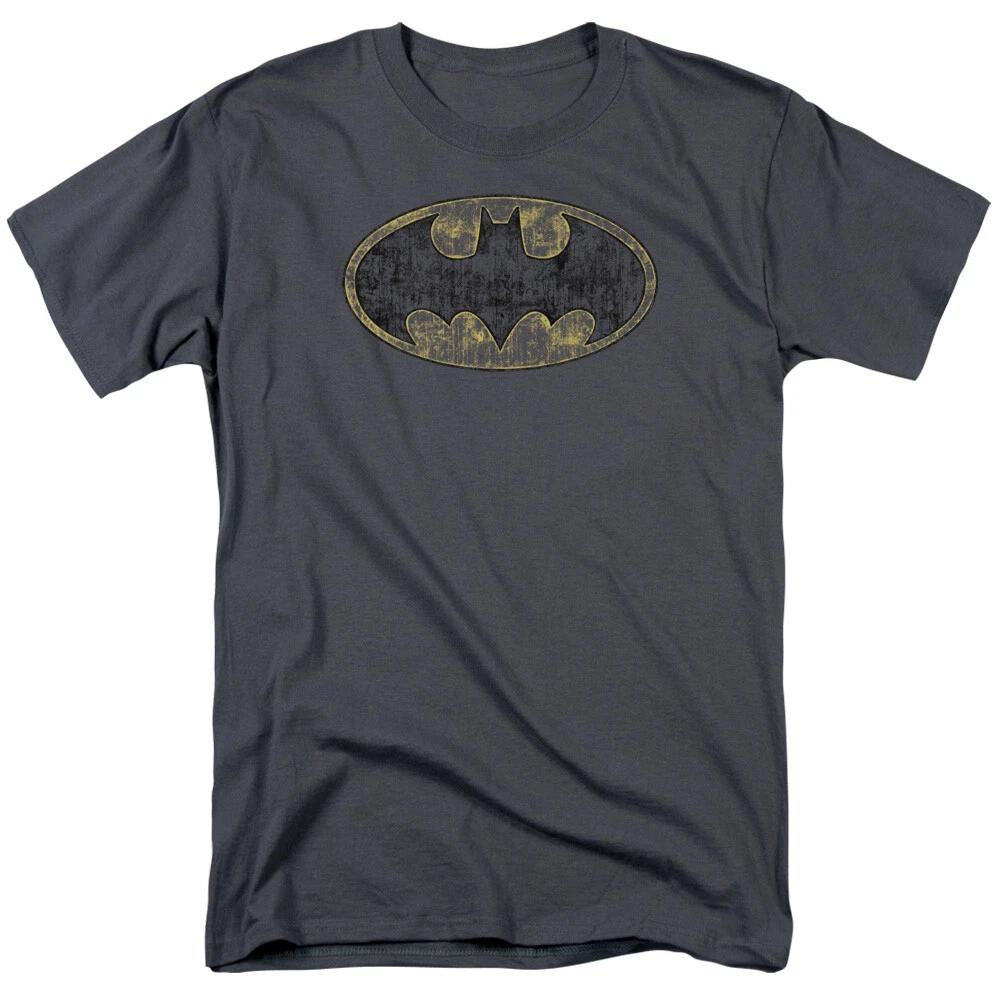 Batman  Tattered Logo  T-Shirt - Regular or Sleeveless - to 5X XL