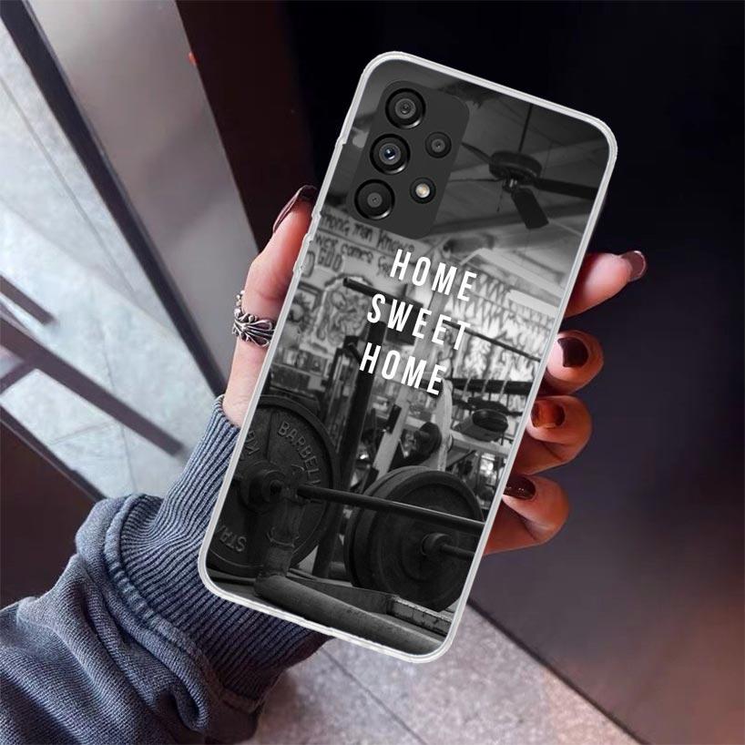 

Bodybuilding Gym Fitness Muscle Phone Case for Samsung Galaxy A15 A25 A35 A55 A14 A24 A34 A54 A13 A23 A33 A53 A12 A22 A32 A52 A0 Samsung A35