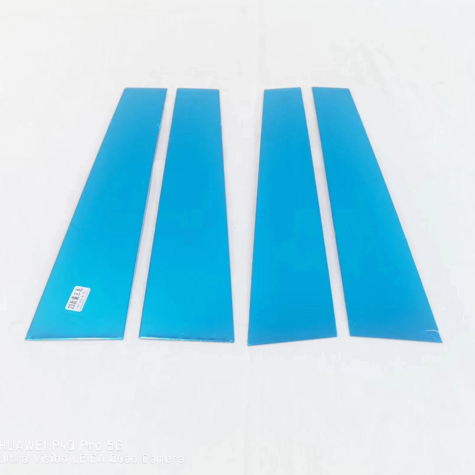 

Для Dodge RAM 1500 RAM TRX 2024 Накладки на стійки вікон автомобіля Смужки Наклейка Аксесуари для стайлінгу автомобіля Mirror silver