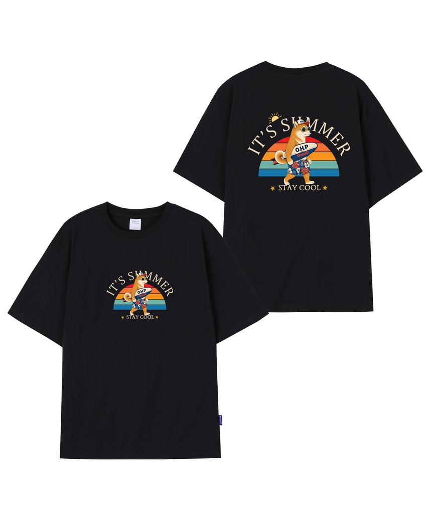 OHP Ohpxgoodd It'S Summer Semi-Oversized Short Sleeve Tee 6 (Type B)
