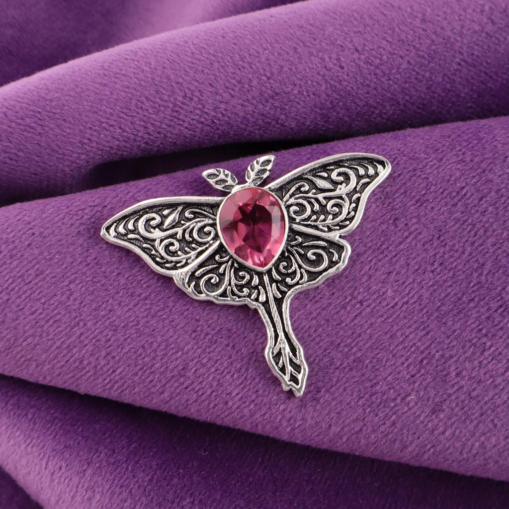 Pink Tourmaline Jewelry, 925 Solid Sterling Silver Gemstone Pendant, Handmade Jewelry, For Memorial Day