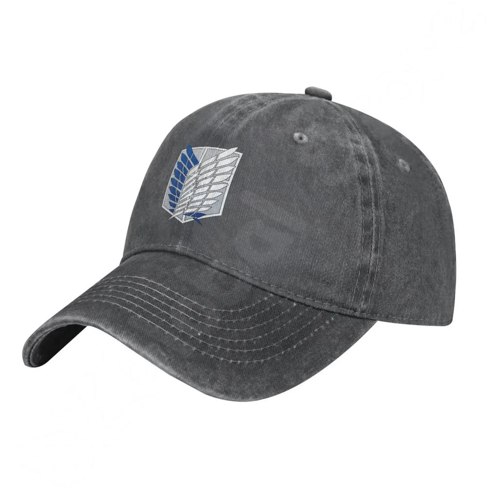 Attack On Titan Logo Baseball Caps Wings of Freedom Mikasa Mens Cotton Hats Japanese Anime Cap for Women Hat