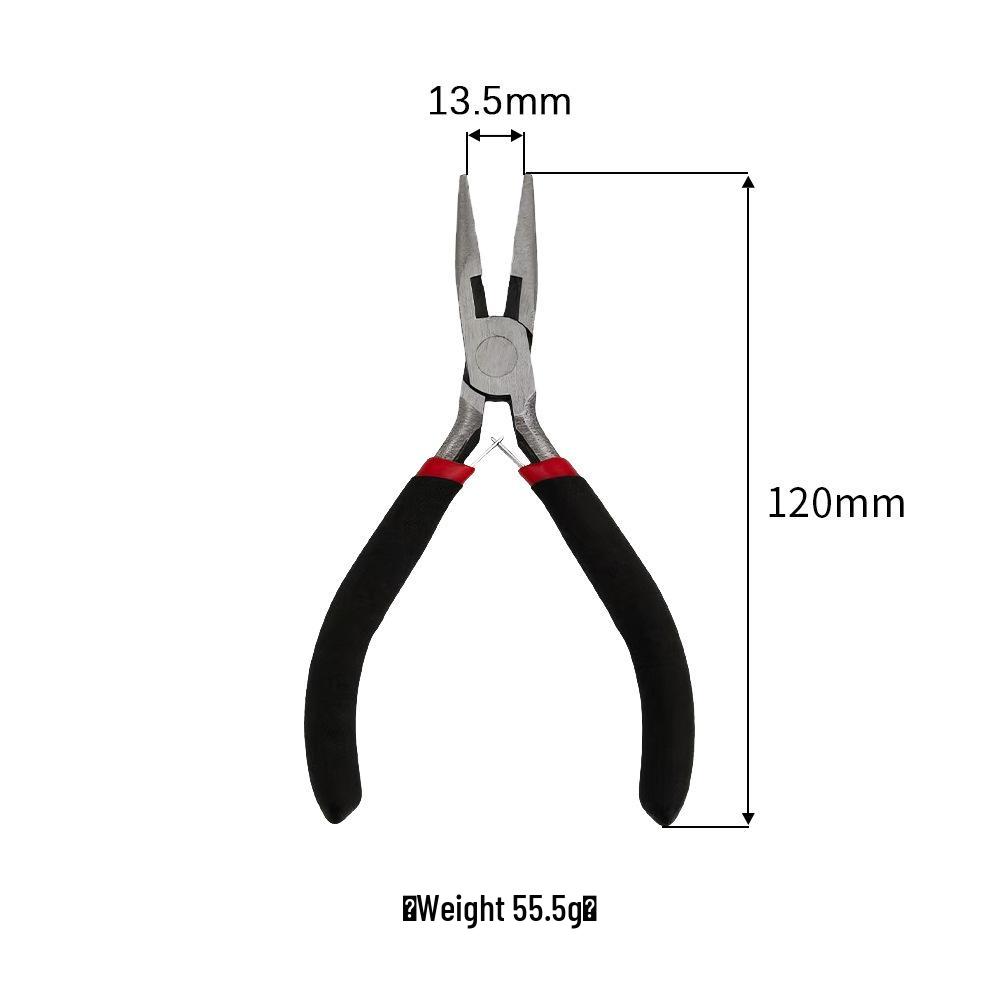 DIY Jewelry Tool Set: Needle-Nose & Round-Nose Pliers for Crafting and Silver Ornament Making.