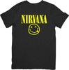 NIRVANA Music Unisex Fit for Men Women Quality Cotton T-Shirt Black