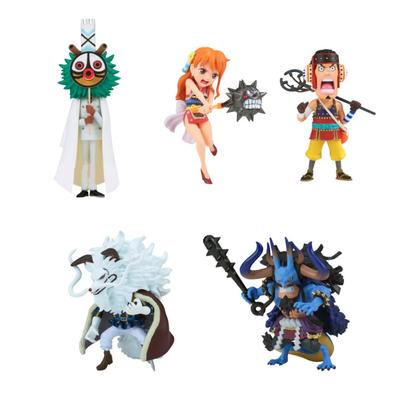One Piece World Collectable Figure Wano Country Onigashima Edition 8 All 5 Types Set