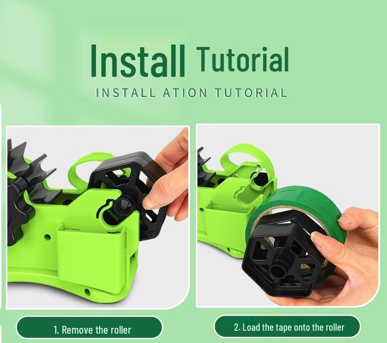 Large Multi-Functional Transparent Tape Dispenser and Cutter for Desktop Sealing and Stationery Use