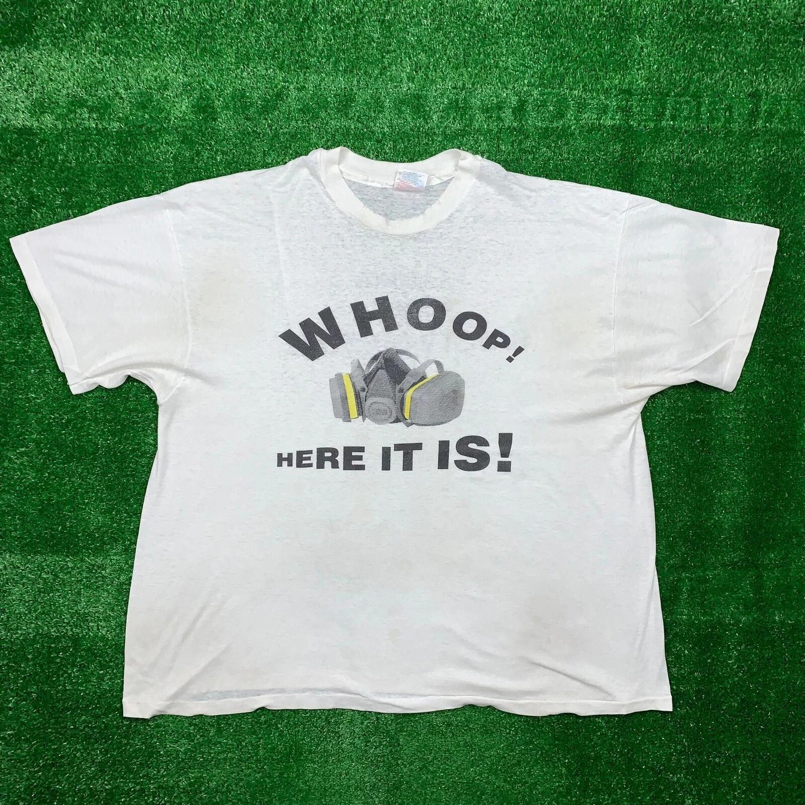 

Whoops Here It Is Vintage T Shirt Freaknik Rap Nirvana Grunge Straight Edge Mask L