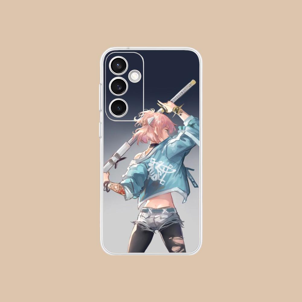 Anime Girl Mobile Phone Case for Samsung Galaxy S25 S24 S23 S22 S21Plus FE Ultra Clear Colorful Cover Smartphone Cover